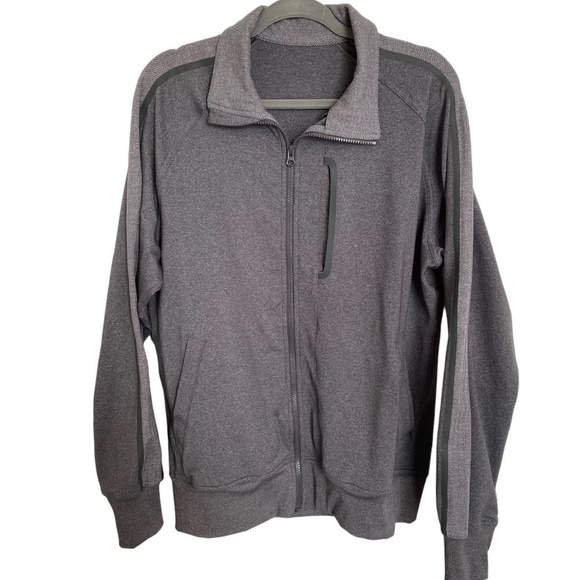Lululemon Kung Fu Jacket II Heathered Dark Slate Size Large - Picture 5 of 12
